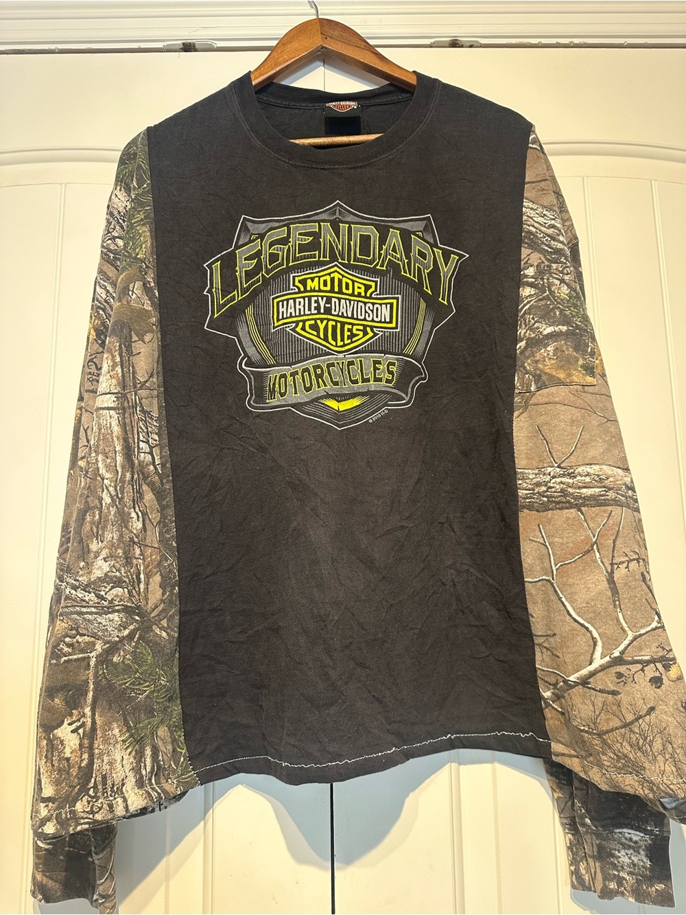 Reworked Harley-Davidson Sleeve Long-Sleeve Size XXXL